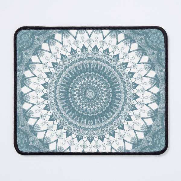 Item preview, Boho Blue Mandala designed and sold by Kelly Dietrich Mandala & Fractal Art.