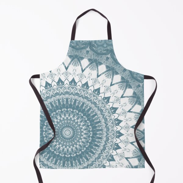 Item preview, Boho Blue Mandala designed and sold by Kelly Dietrich Mandala & Fractal Art.
