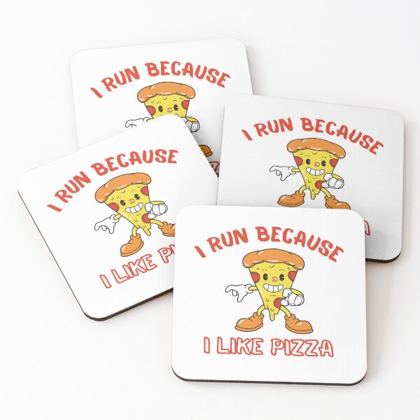 Item preview, I Run Because I Like Pizza designed and sold by OurShop00.