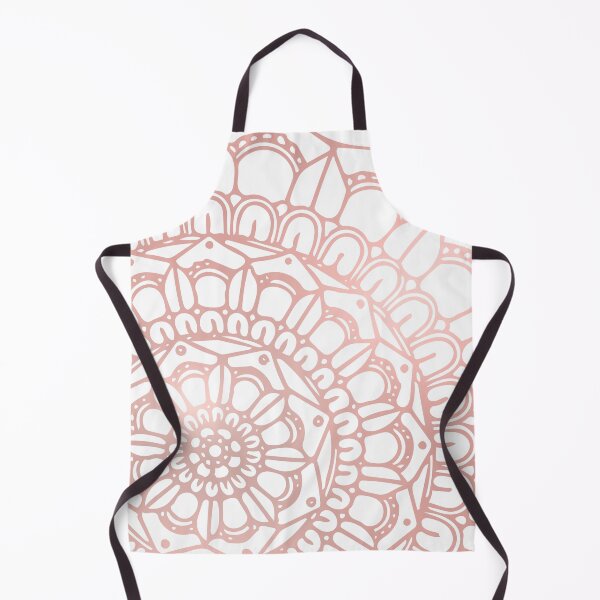 Item preview, Rose Gold Hand Drawn Boho Mandala designed and sold by Kelly Dietrich Mandala & Fractal Art.