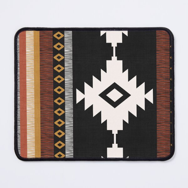Item preview, Pueblo Tribal Pattern Black and Sienna designed and sold by House of Haha.