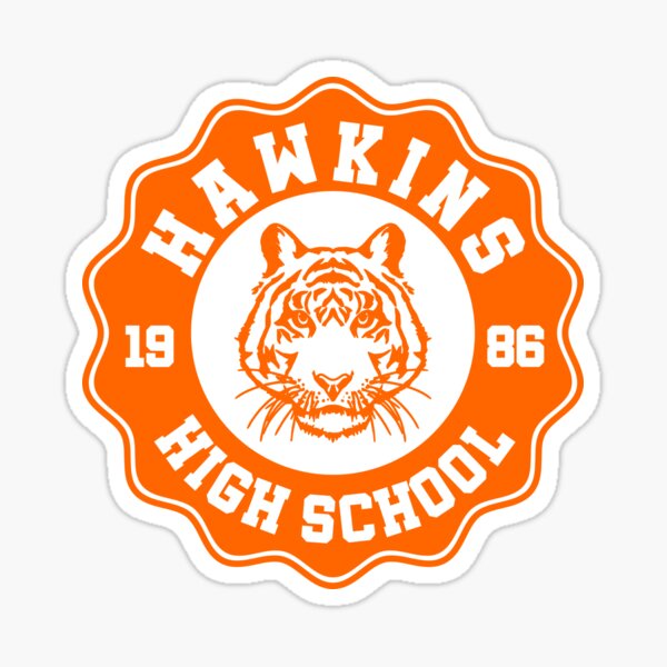 Item preview, Stranger Things Hawkins High School Retro Logo designed and sold by ThomasKadmon.