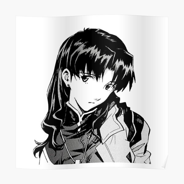 Misato Katsuragi Neon Genesis Evangelion Poster For Sale By Aniepieart Redbubble