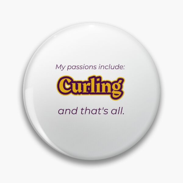 Item preview, Curling is my passion designed and sold by cooldesignsalot.