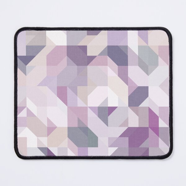 Item preview, Pastel Purple Geometric on Linen designed and sold by Kelly Dietrich Mandala & Fractal Art.