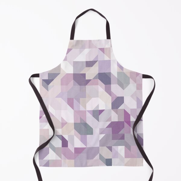 Item preview, Pastel Purple Geometric on Linen designed and sold by Kelly Dietrich Mandala & Fractal Art.