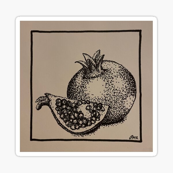 Item preview, Pomegranate Drawing designed and sold by Payton Reed.
