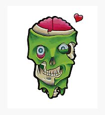 Zombie Love Photographic Print