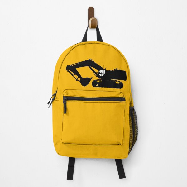 Item preview, Hydraulic crawler excavator Cat 6015B with large loading shovel. Large construction machine backhoe loader, excavator. Isolated realistic silhouette. designed and sold by Marcin Adrian.