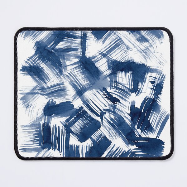 Item preview, Navy Blue Brushstrokes designed and sold by House of Haha.