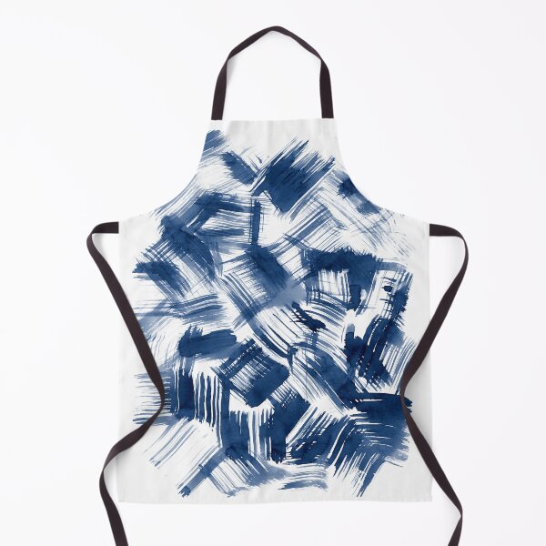 Item preview, Navy Blue Brushstrokes designed and sold by House of Haha.