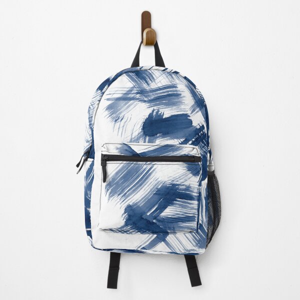 Item preview, Navy Blue Brushstrokes designed and sold by House of Haha.