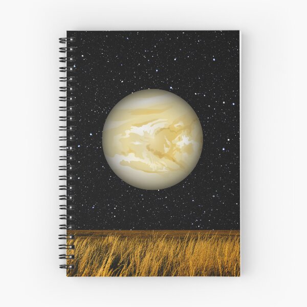 Item preview, Big planet above field designed and sold by Meriolije.
