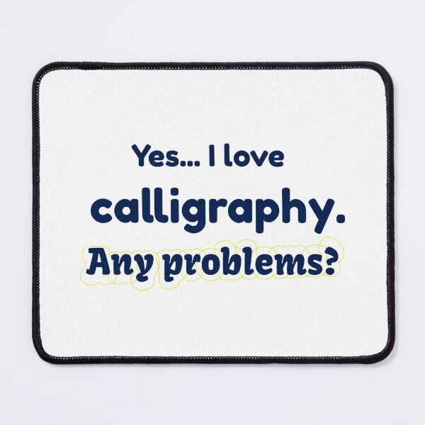 Item preview, I love Calligraphy designed and sold by cooldesignsalot.