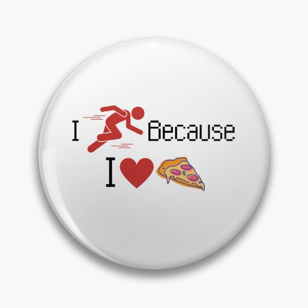 Item preview, I Run Because I Like Pizza designed and sold by OurShop00.