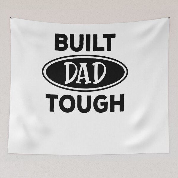 Item preview, Built Dad Tough Funny Dad Jokes Daddy Fathers Day designed and sold by clothesy7.