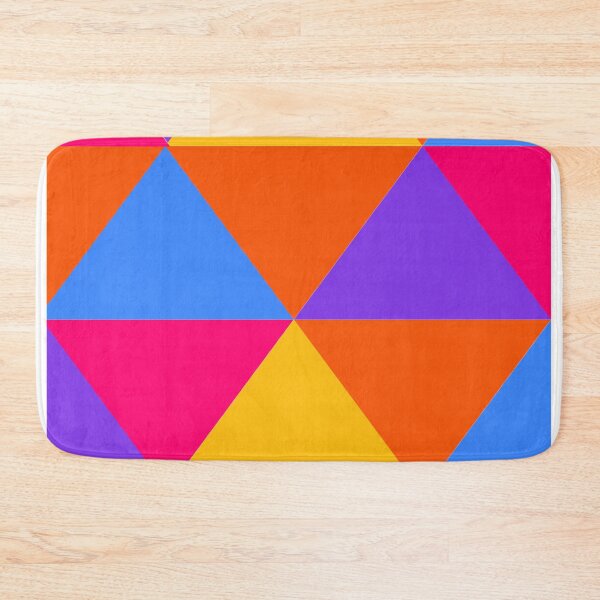 Item preview, Colorful Triangles Pattern designed and sold by SN-DesignShop.