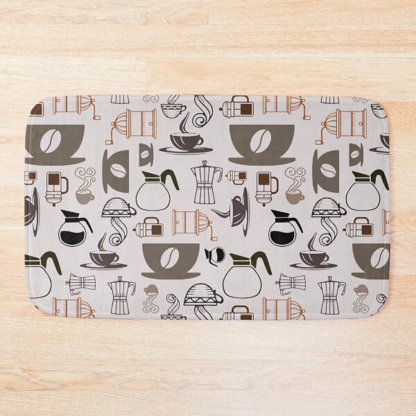 Item preview, Pattern coffee, cups jugs, grinder designed and sold by PicturePatty.