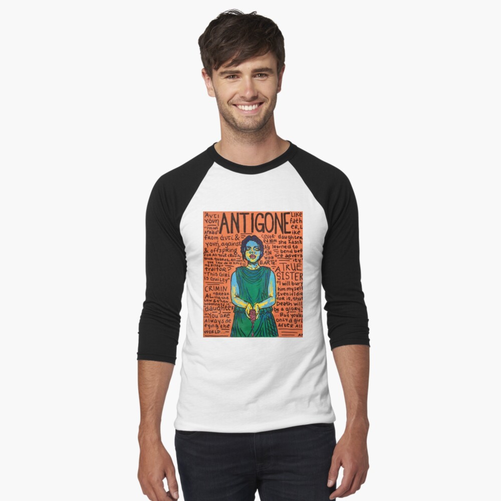 Item preview, Baseball ¾ Sleeve T-Shirt designed and sold by alisayshello.
