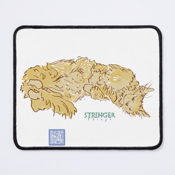 Item preview, 'Fluffy' Cat by Hannah Stringer (Stringer Things) with branding & QR designed and sold by stringerthings.