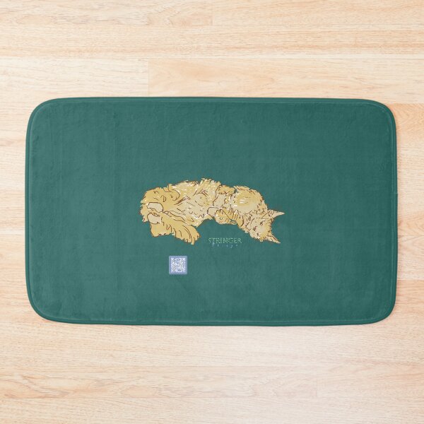 Item preview, 'Fluffy' Cat by Hannah Stringer (Stringer Things) with branding & QR designed and sold by stringerthings.
