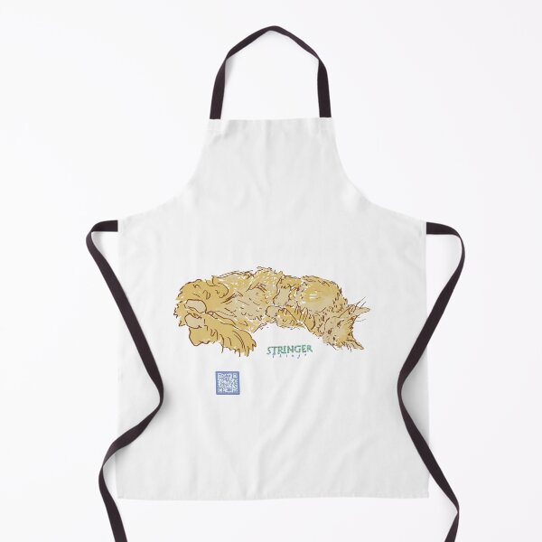 Item preview, 'Fluffy' Cat by Hannah Stringer (Stringer Things) with branding & QR designed and sold by stringerthings.