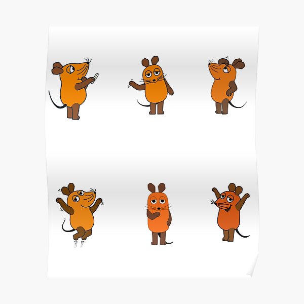 "Die Sendung mit der Maus Pack" Poster by Dreezu Redbubble