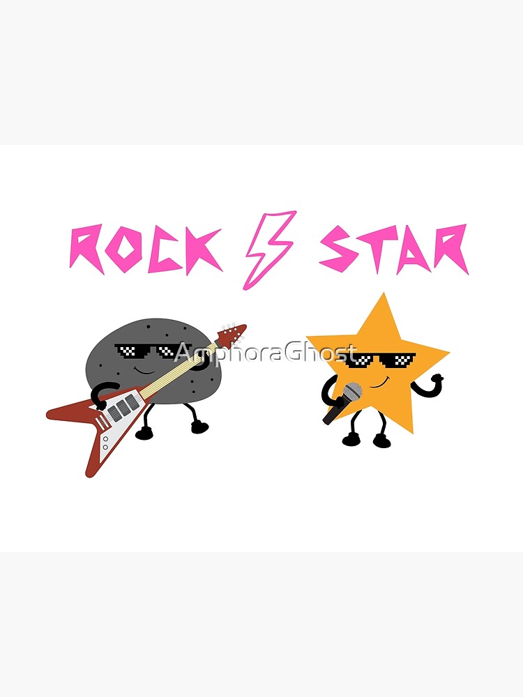 Rock Star Funny Cartoon Tee Shirt Joke Rockstar Musical Pun Rock Star Funny Cartoon Tee Shirt Joke Rockstar Musical Pun