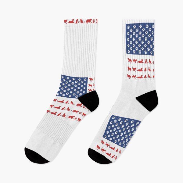 Item preview, Cat Patterned American Flag designed and sold by Catspeople.
