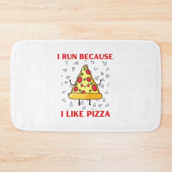 Item preview, I Run Because I Like Pizza designed and sold by OurShop00.