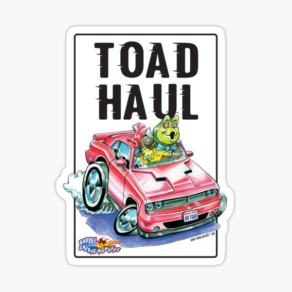 Mr. Toad's Wild Charger Ride Sticker