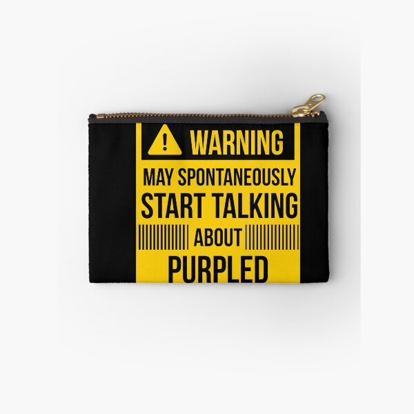 Item preview, warning may spontaneously talk about purpled  designed and sold by celebteyz.