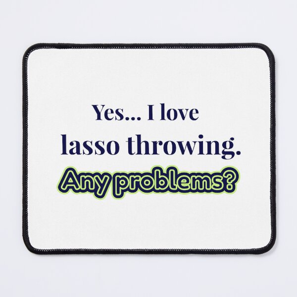 Item preview, I love Lasso Throwing designed and sold by cooldesignsalot.