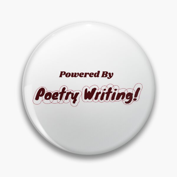 Item preview, Powered By Poetry Writing designed and sold by cooldesignsalot.