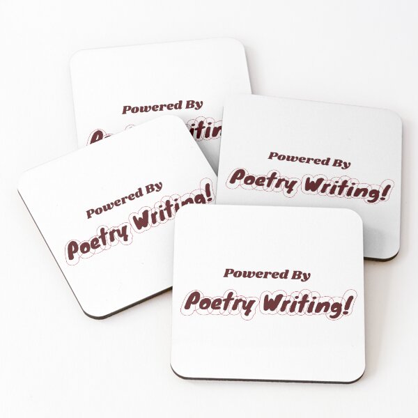 Item preview, Powered By Poetry Writing designed and sold by cooldesignsalot.