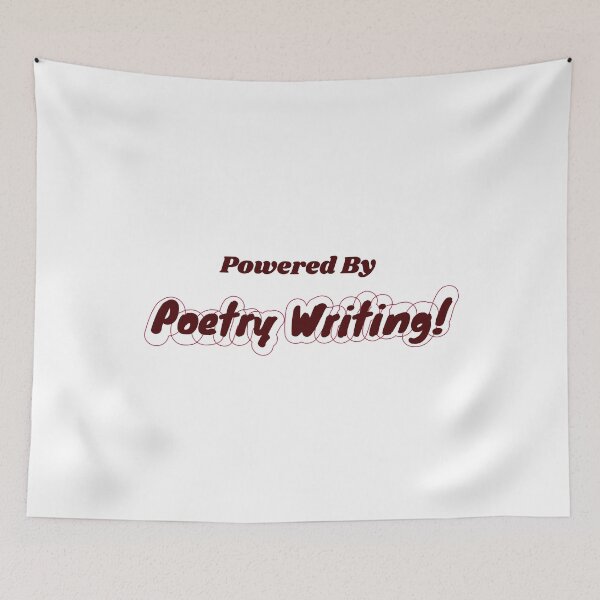Item preview, Powered By Poetry Writing designed and sold by cooldesignsalot.