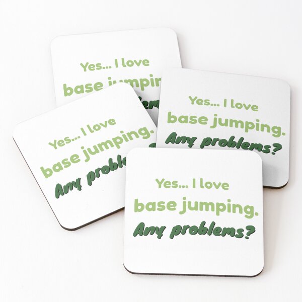 Item preview, I love Base Jumping designed and sold by cooldesignsalot.