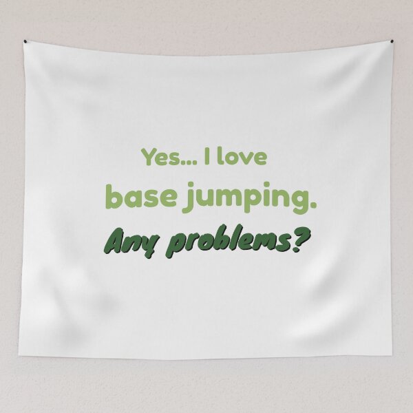 Item preview, I love Base Jumping designed and sold by cooldesignsalot.
