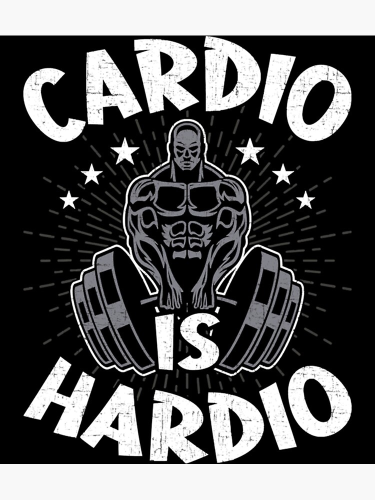 Camiseta esencial for Sale con la obra «Cardio is hardio camiseta