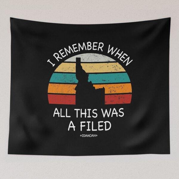 Item preview, I Remember When All This Was A Filed designed and sold by PRINTED ..