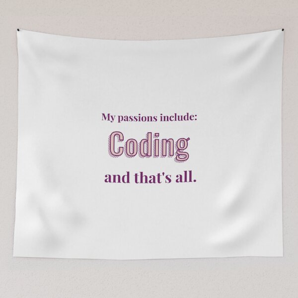 Item preview, Coding is my passion designed and sold by cooldesignsalot.