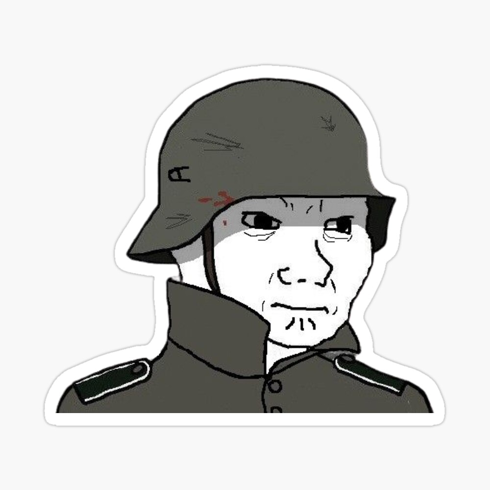 Doomer Wojak Sticker for Sale by Verbital