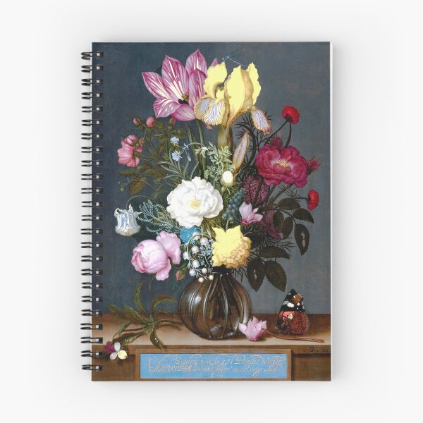 Item preview, Bouquet of Flowers in a Glass Vase, 1621 Vintage Bouquet Of Flowers Flowers In A Glass By Ambrosius Bosschaert Cool Gift Idea For Vintage Art Flower Lovers designed and sold by TeeARTHY.