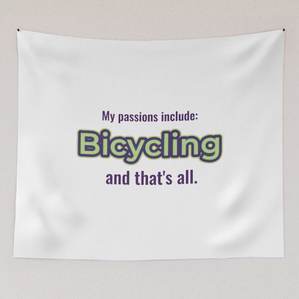 Item preview, Bicycling is my passion designed and sold by cooldesignsalot.