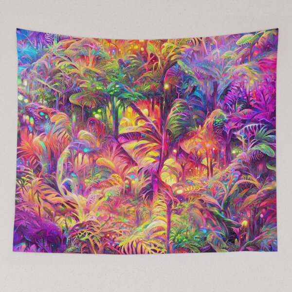 Item preview, Psychedelic Jungle designed and sold by wumples.