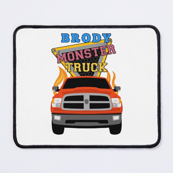 Item preview, Brody name with monster truck designed and sold by VINOSILVER.