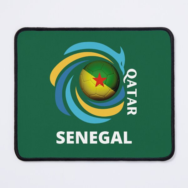 Item preview, Qatar Football soccer team Senegal  designed and sold by DesignsbyMona.