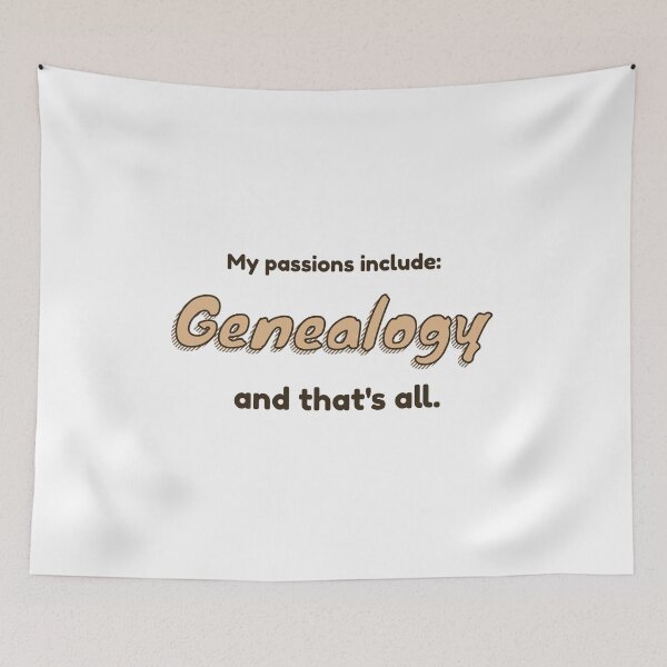 Item preview, Genealogy is my passion designed and sold by cooldesignsalot.