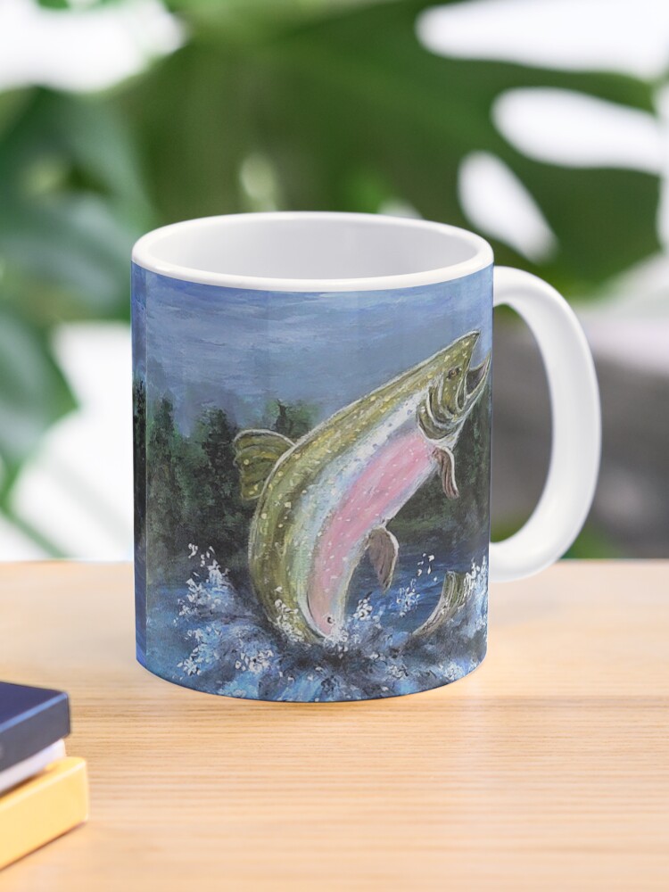 Fly Fishing Coffee Mug for Sale by Peggy Stanley