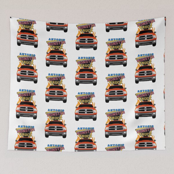 Item preview, Antonio name with monster truck designed and sold by VINOSILVER.